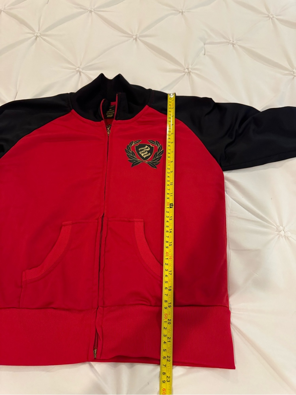 Rocawear Red & Black Full Zip Track Jacket XL Sexy Since MCMXCIX Y2K - Picture 11 of 16